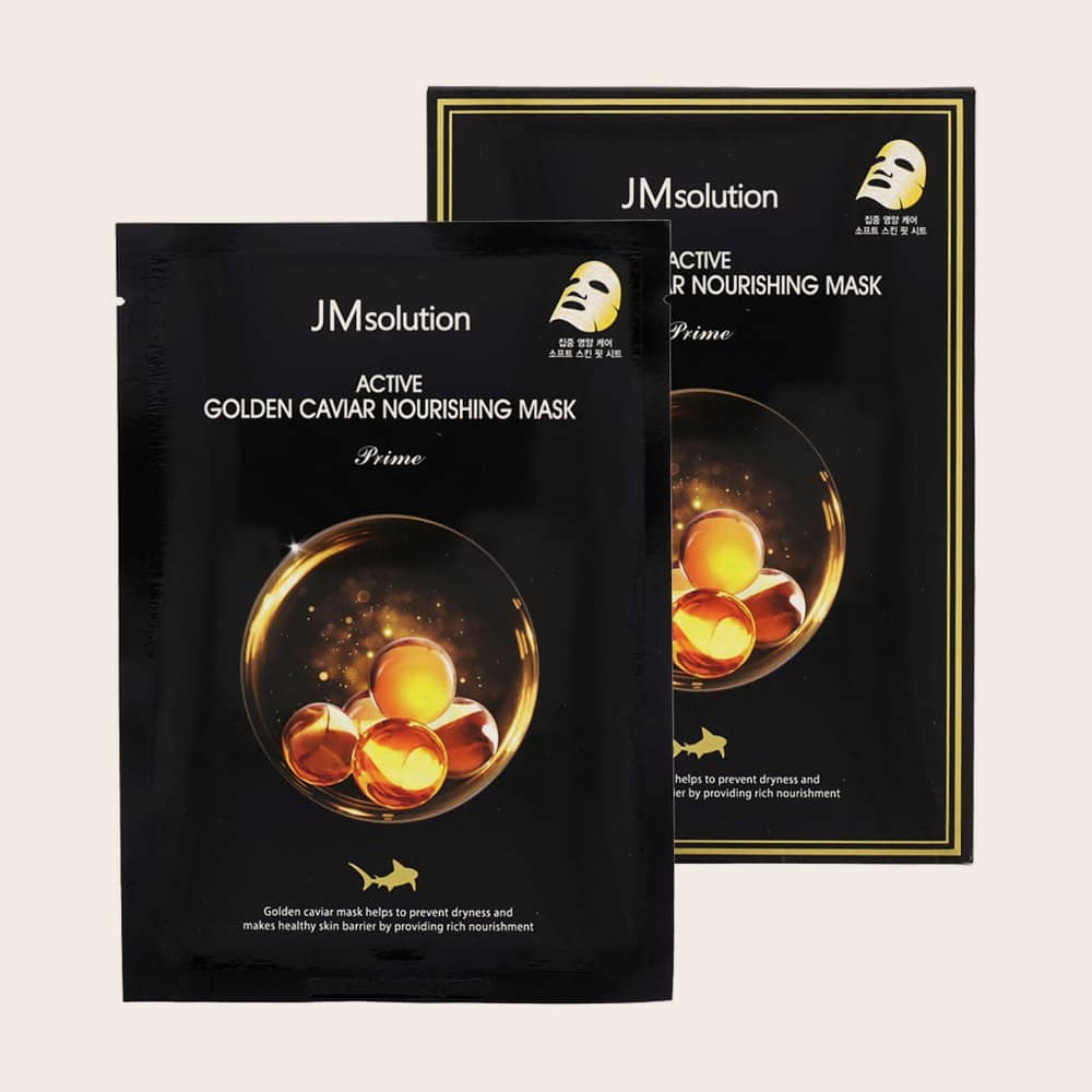 Active Golden Caviar Nourishing Mask (10 uds)