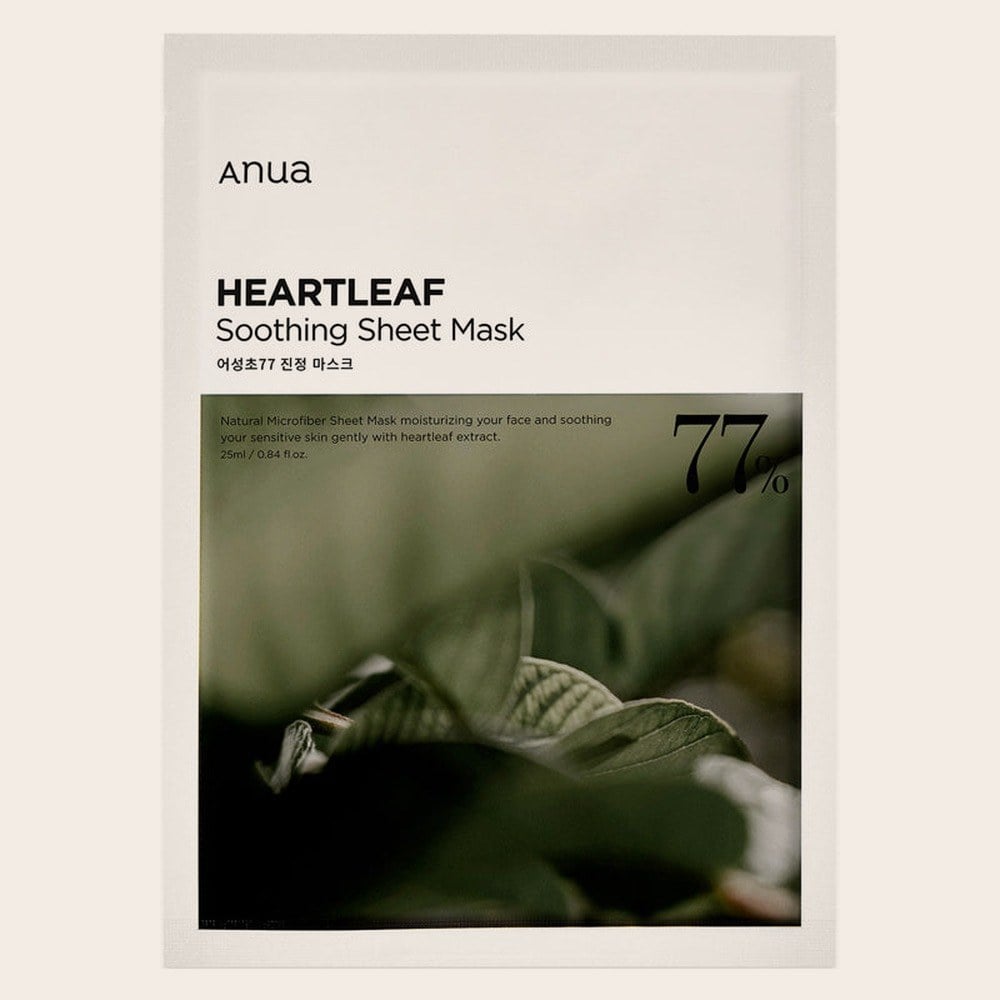 Heartleaf 77% Soothing Sheet Mask 25ml x 10uds de Anua