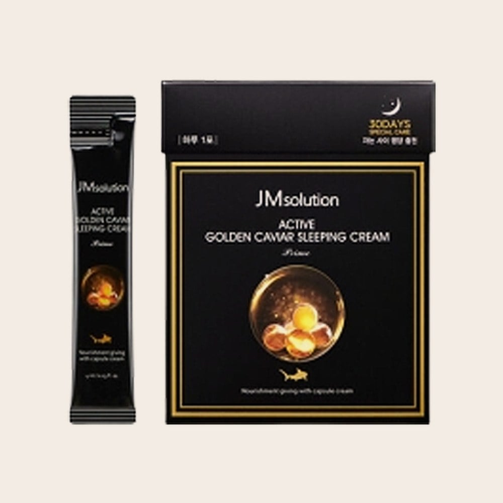 Active Golden Caviar Sleeping Cream Prime (30 cáps) 4ml x 30uds de JMsolution