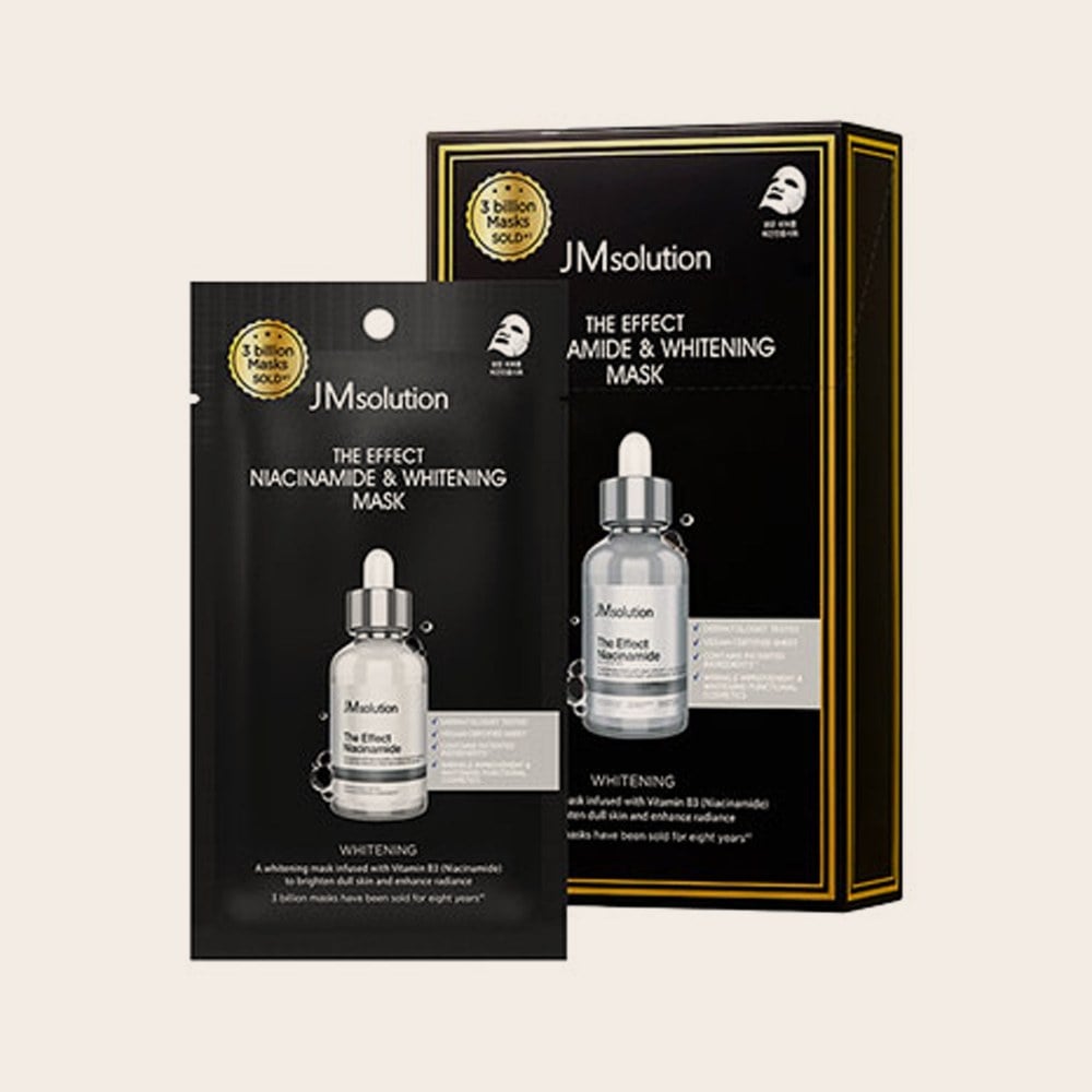 The Effect Niacinamide & Whitening Mask (10 uds) 24ml x 10uds de JMsolution
