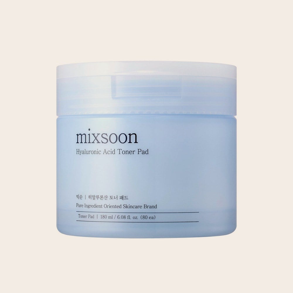 Hyaluronic Acid Toner Pad 180ml · 80uds de Mixsoon